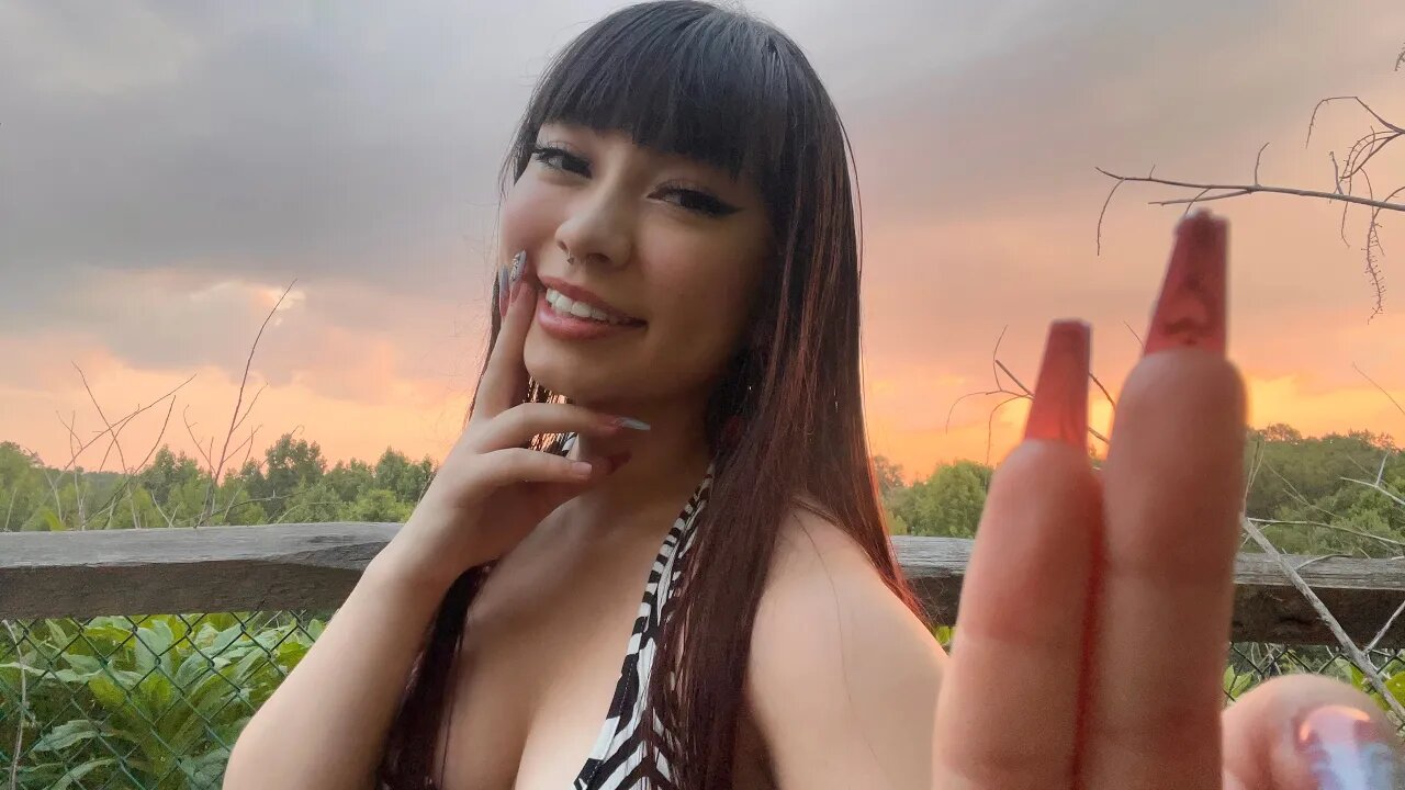 ASMR Outside | Hand Movements & Close Whispers