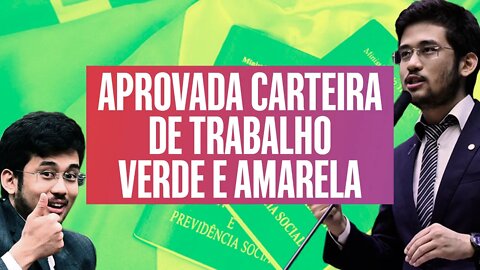 CARTEIRA VERDE E AMARELA APROVADA!