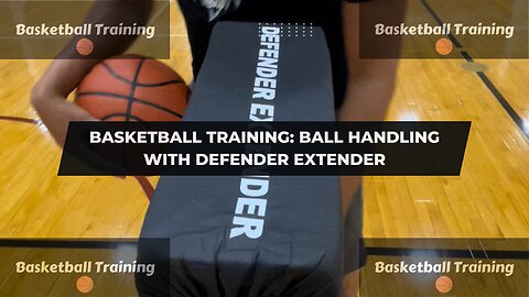 Basketball Training Ball Handling with Defender Extender