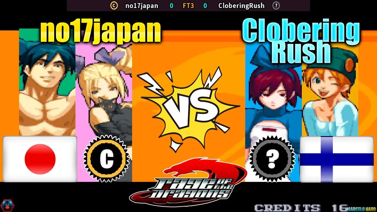 Rage of the Dragons (no17japan Vs. CloberingRush) [Japan Vs. Finland]