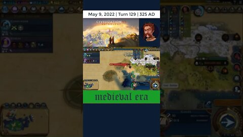 #oneturnadaychallenge #civ6 – Turn 129 - MOAAR PIRATES! #shorts