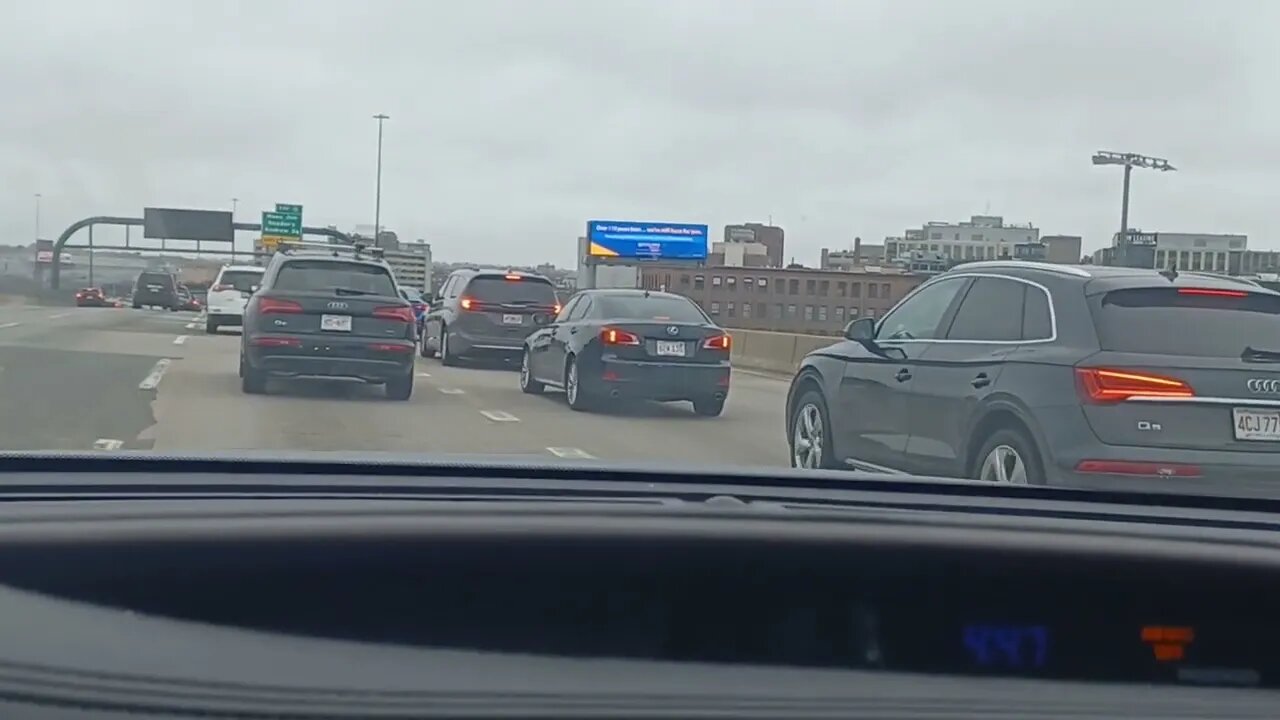 making my way into Boston from East Boston