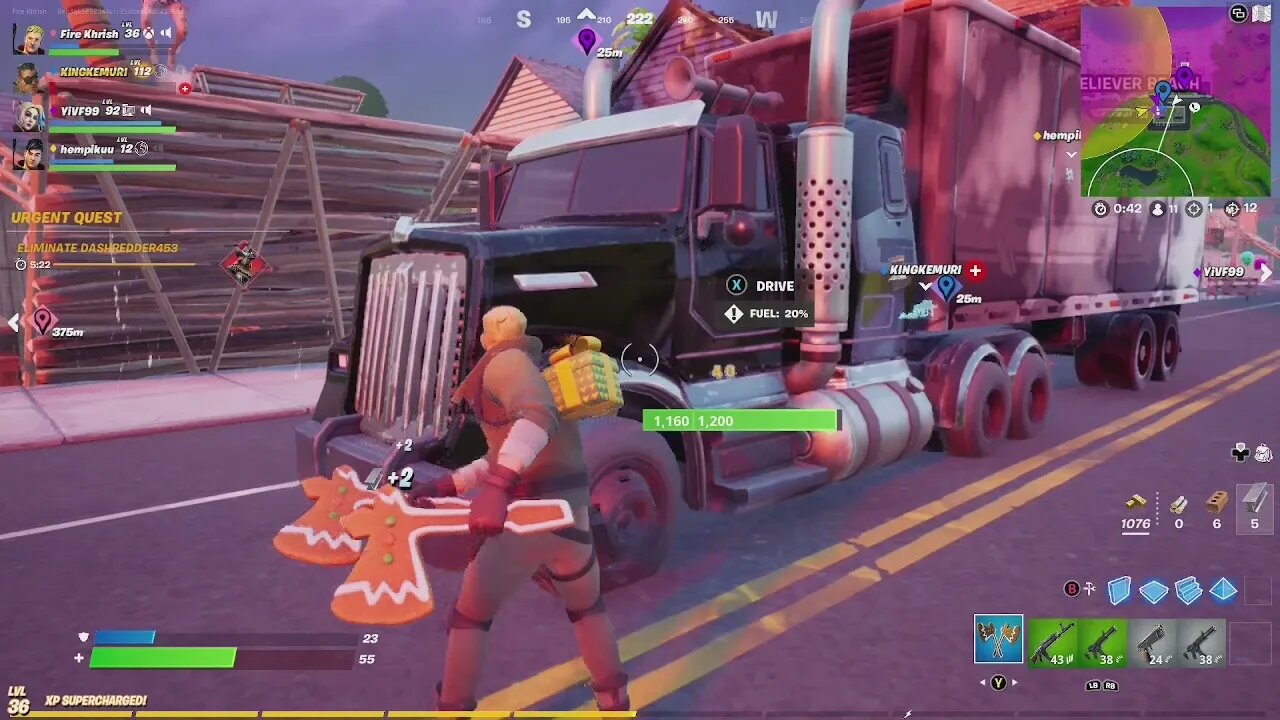 a random stole my grenades (grr!)