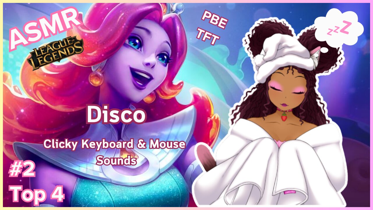 (2) [ASMR] PBE TFT Disco Comp - ASMR Sleeping - No Talking - Keyboard and Mouse Sounds - Mechakeys