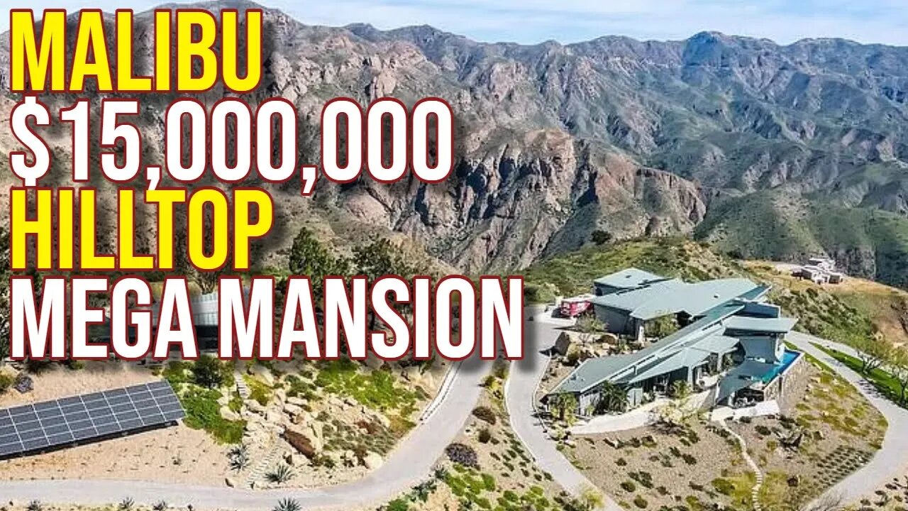 Inside $15,000,000 Hilltop Mega Mansion