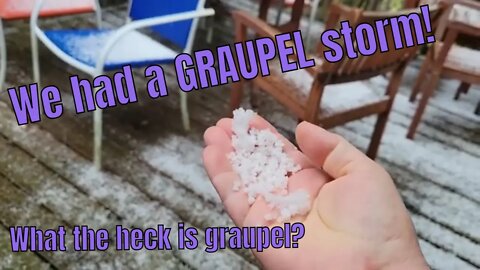 Graupel Storm in East Tennessee!