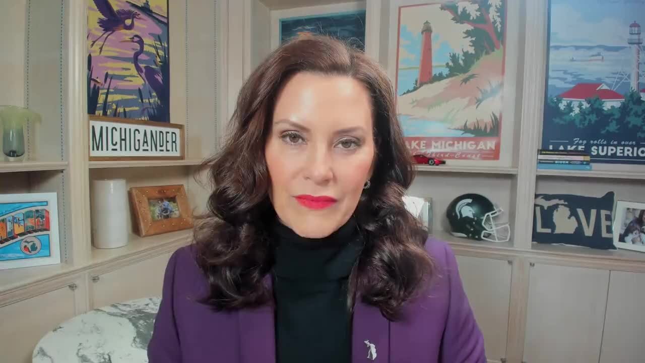 Michigan Gov. Gretchen Whitmer On Freedom Convoy: 'This Is An Illegal Blockade'