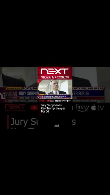 Jury Subpoenas Key Trump Lawyer For J6 #shorts