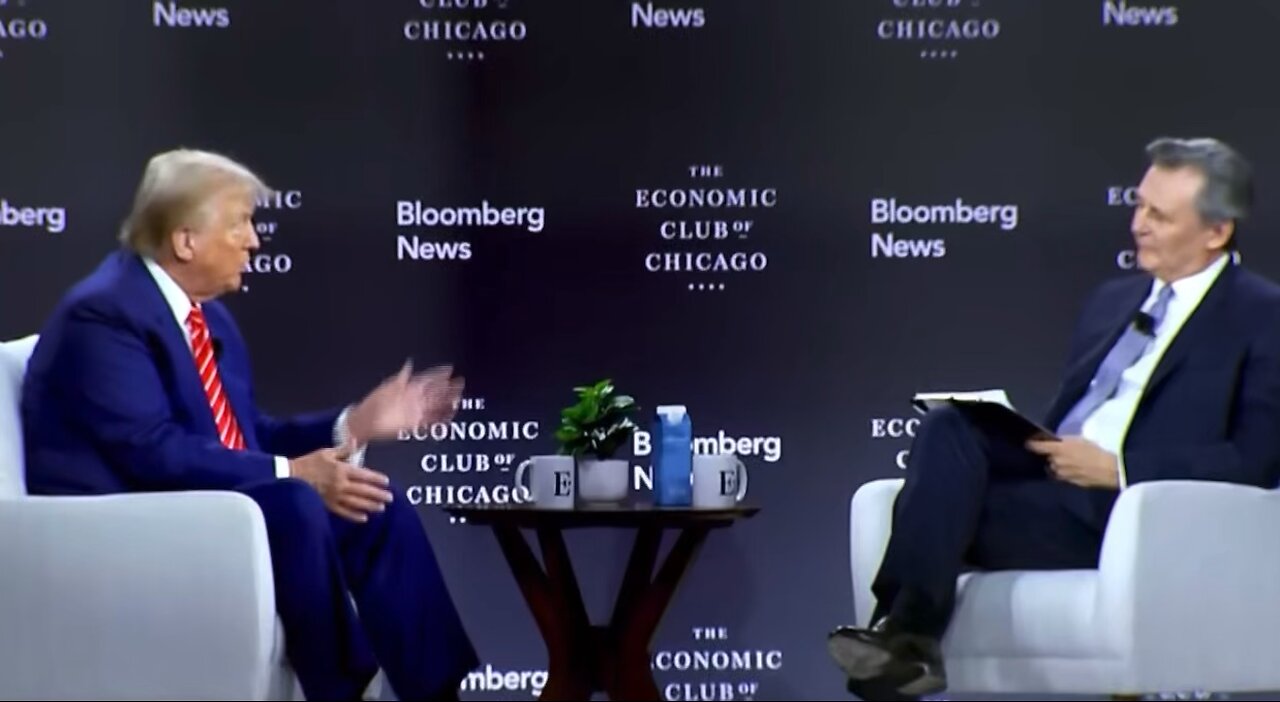 YOU WRONG! Trump Rants on Tariff THEORIES as Bloomberg John schools him on Economy Serious Effect