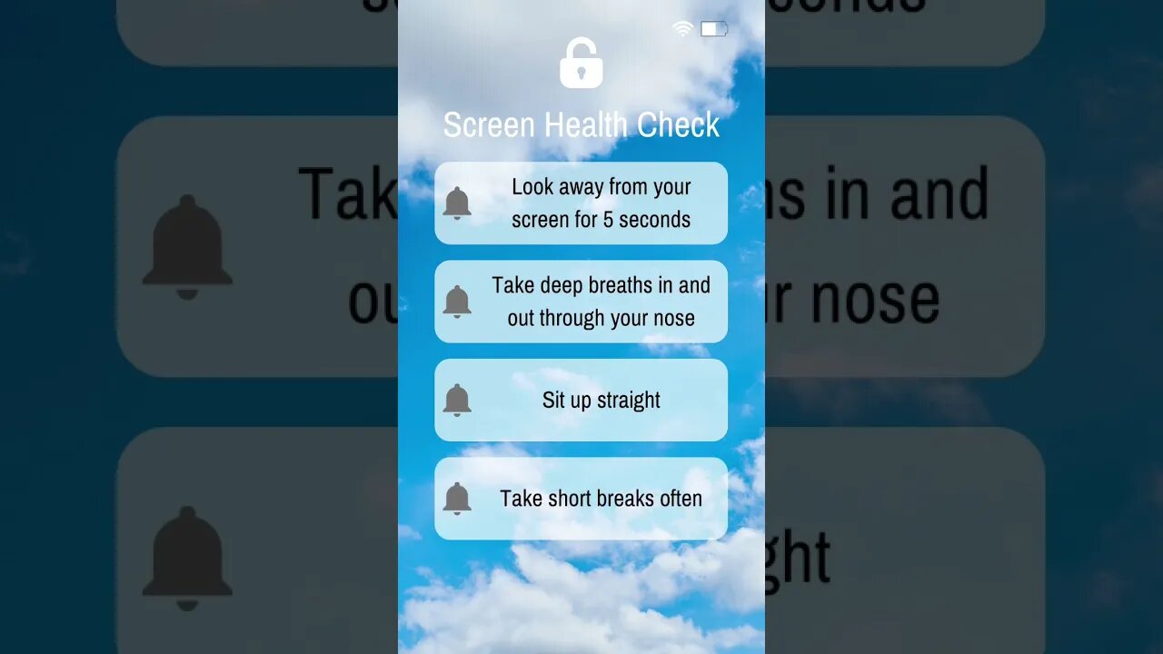 Screen health check