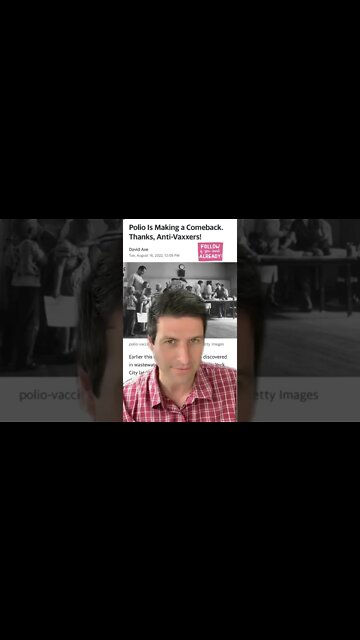 Polio Makes A Comeback & This Guy Is Blaming AntiVaxxers🤦🏻‍♂️🤣