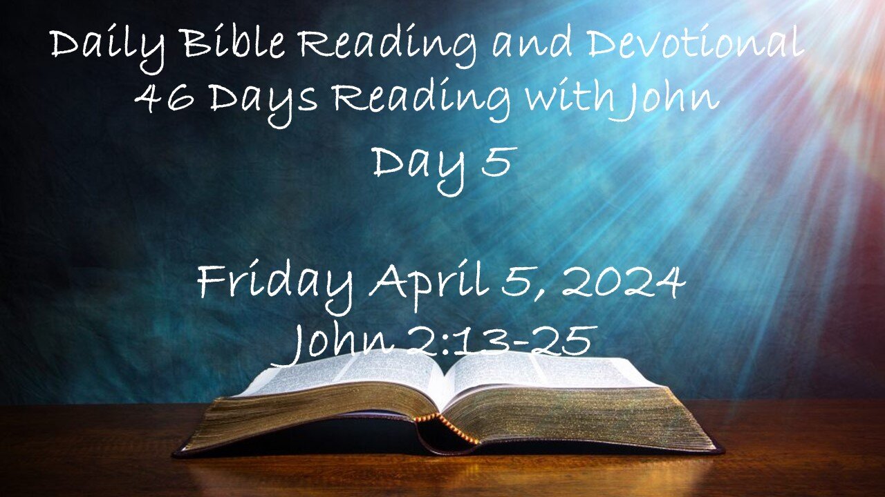 Daily Bible Reading and Devotional: 46 days of Reading with John