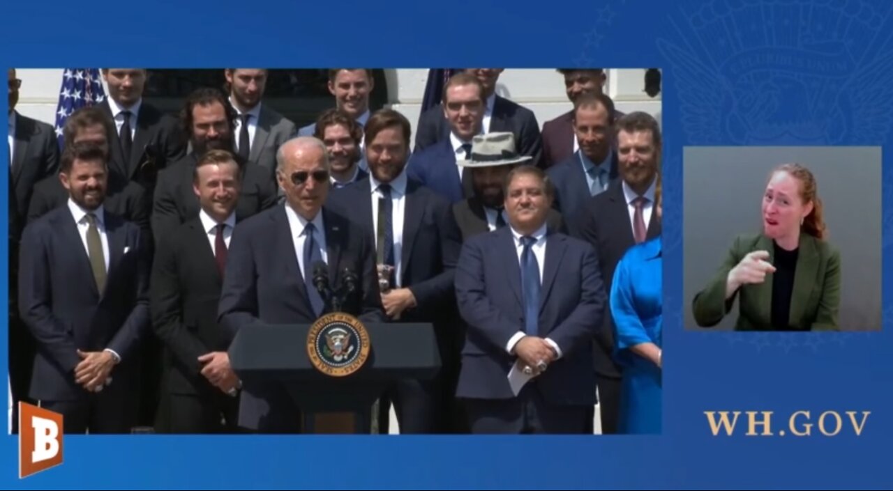 LIVE: President Biden Welcomes Tampa Bay Lightning to the White House...