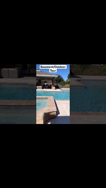Basement & Outdoor area quick home tour. #shorts