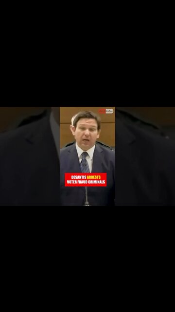 Governor Ron DeSantis Goes Full GOBLIN MODE And Arrests 20 Criminals For Voter Fraud