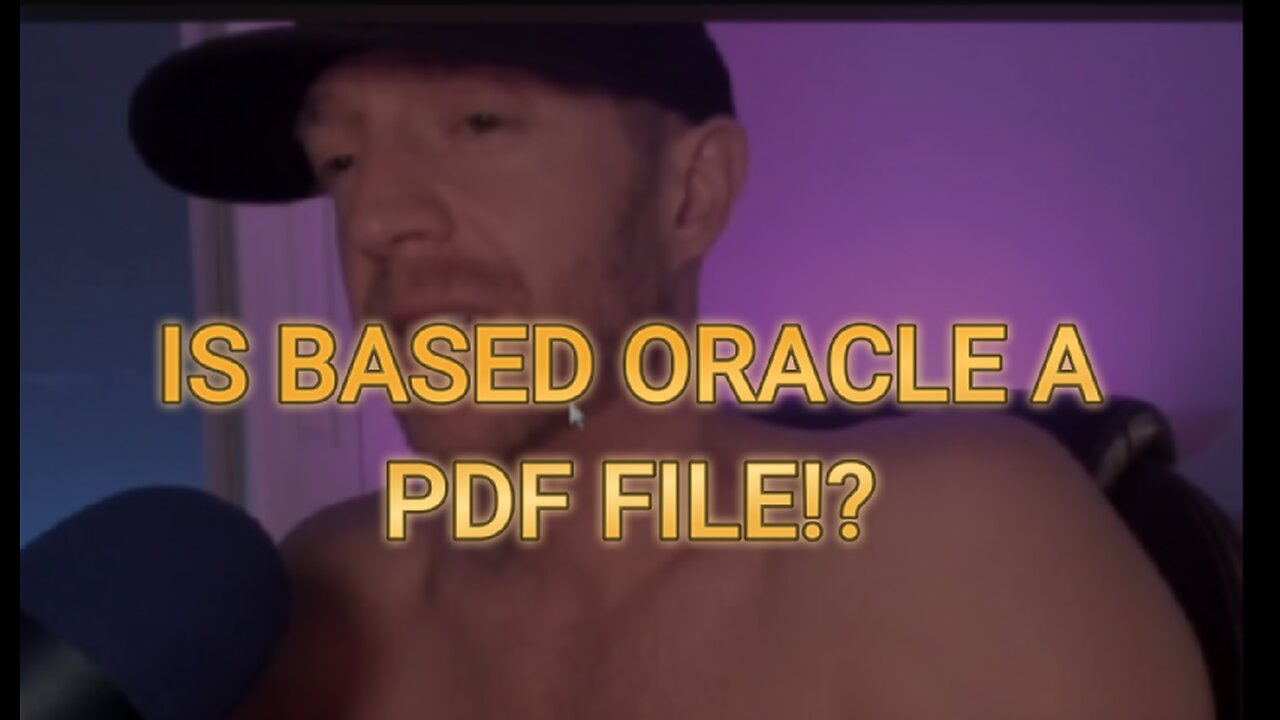 Is Based Oracle a PDF File!?