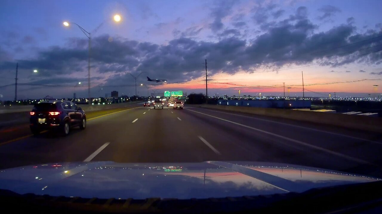 Beautiful Sunrise at the Airport