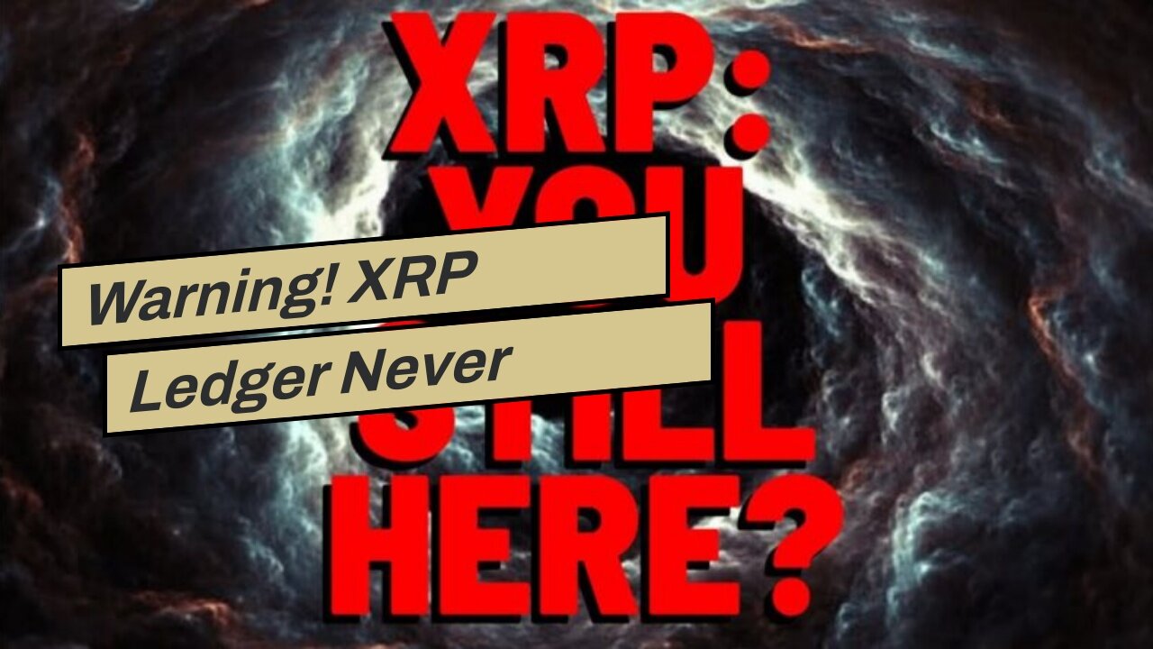 Warning! XRP Ledger Never Sleeps & Ripple CBDC Platform