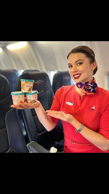 Пассажирам Smartavia стало доступно во время полета вкусное мороженое 🍨