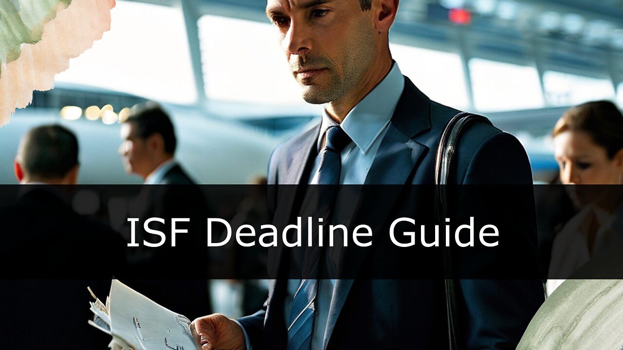 Mastering ISF Filing Deadlines: Crucial Tips for Importers and Customs Brokers