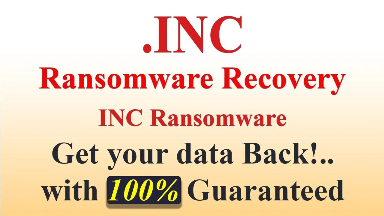 || SOLVED || INC (.INC) ransomware virus – removal and decryption