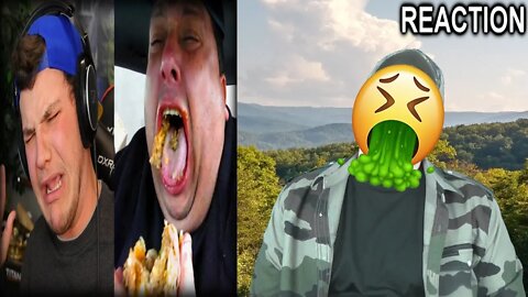 Man Attempts To Eat Four Burgers At Once (More Beasty) (JoyesWorldTour) REACTION!!! (BBT)