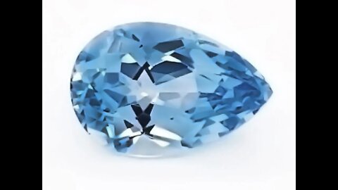 Chatham Pear Shaped Aqua Spinel: Perfect Alternative to Lab Grown Pear Aquamarine