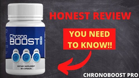 Chronoboost Pro REVIEW | Does Chronoboost Pro Work? - Chronoboost Pro Supplement