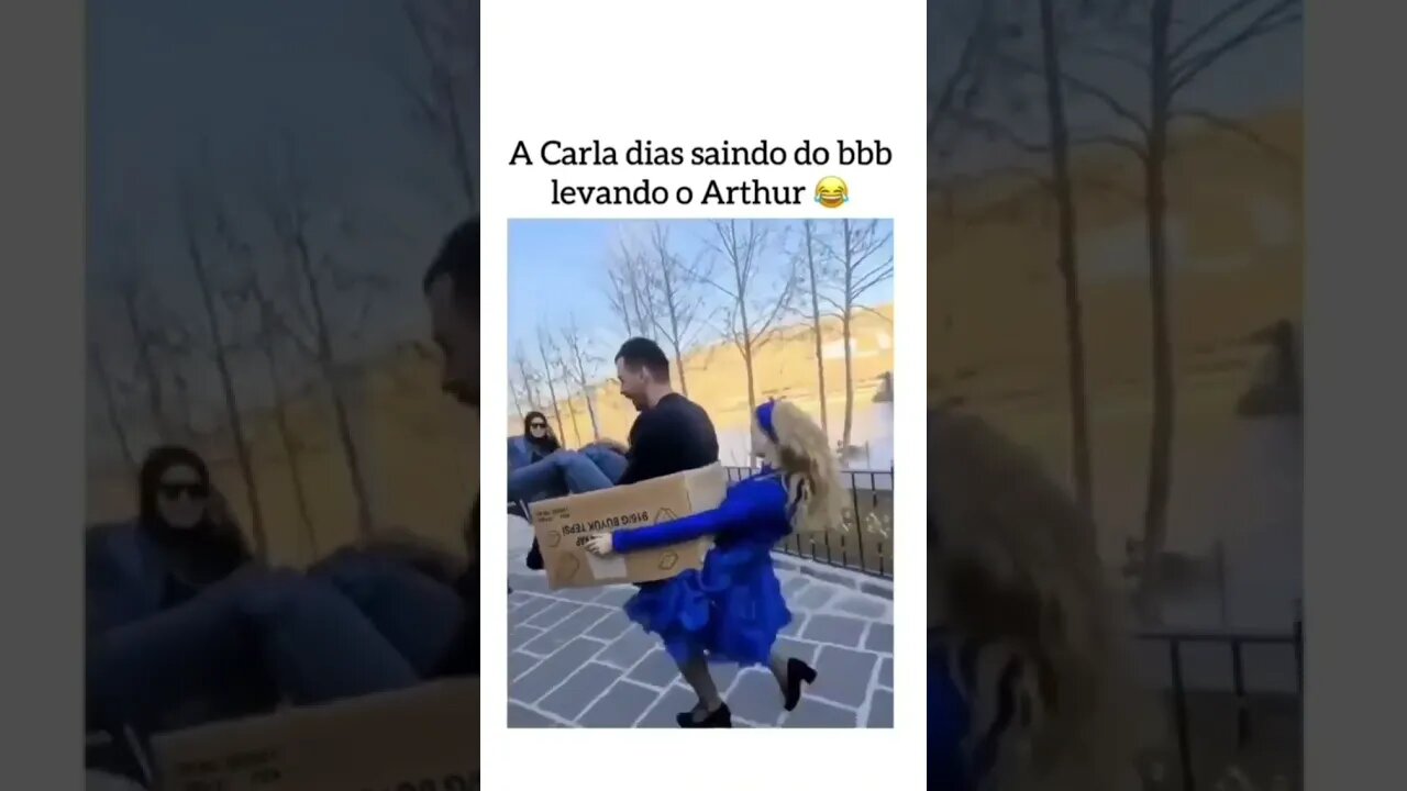 BBB21 A CARLA DIAS SAINDO DO BBB E LEVANDO O ARTHUR JUNTO [ MEME ] [ BBB 21 PAREDAO ] AO VIVO 2021