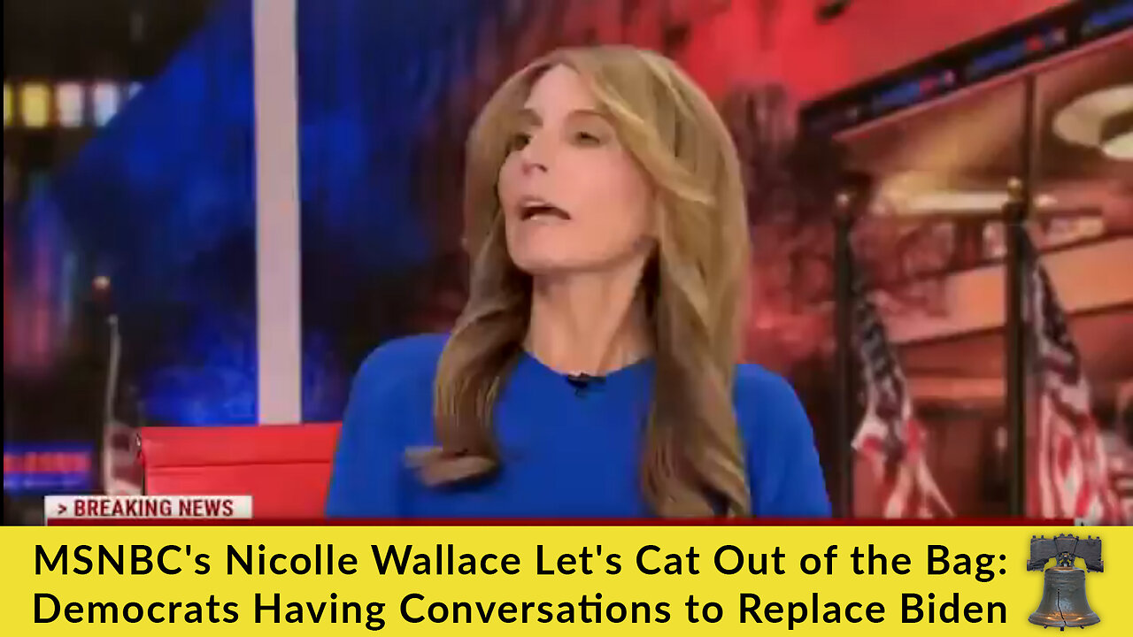 MSNBC's Nicolle Wallace Let's Cat Out of the Bag: Democrats Having Conversations to Replace Biden