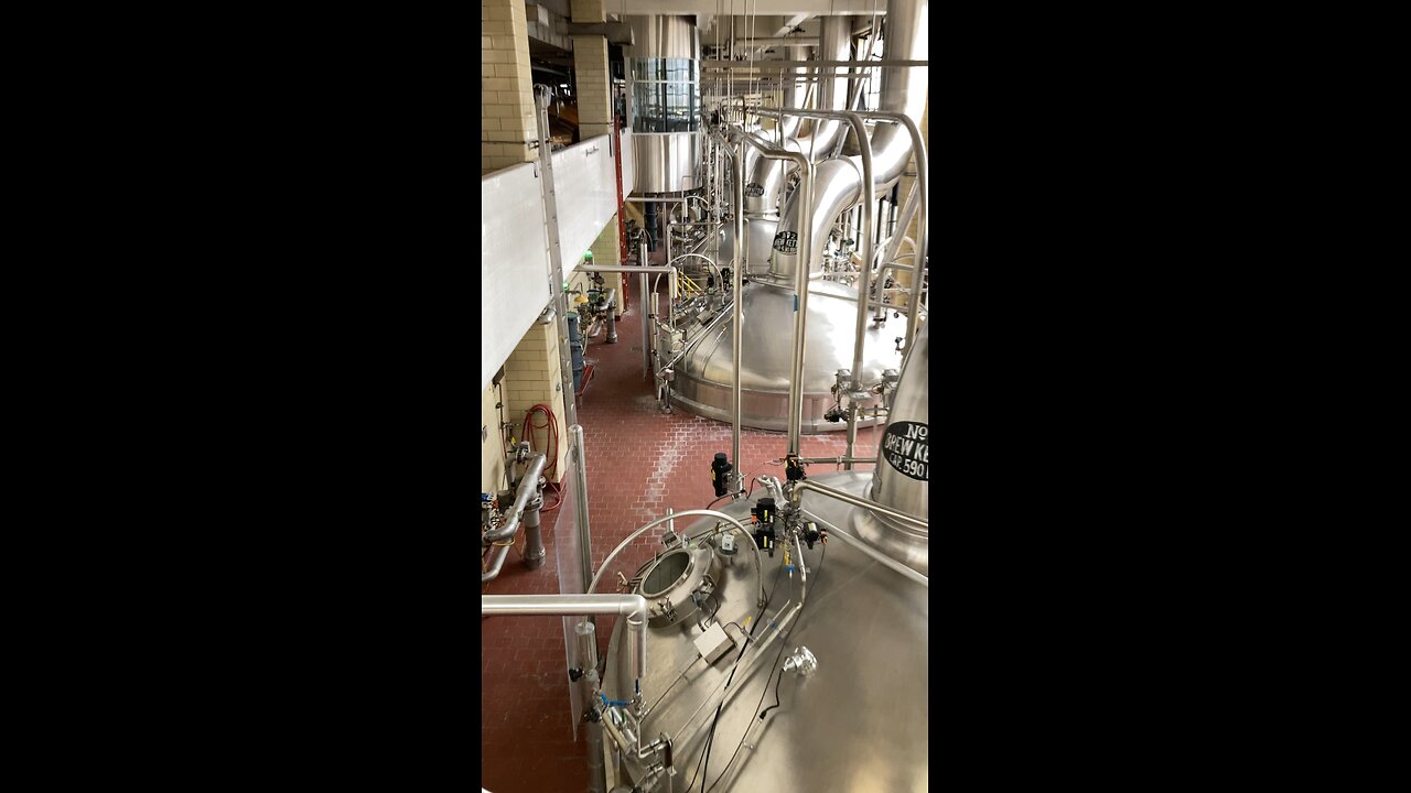 Miller Brewery tour Vats