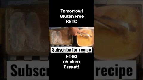 Tomorrow tomorrow your always a day away! Fried chicken keto recipe.