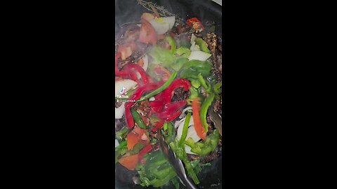 stew chicken and jerk pork