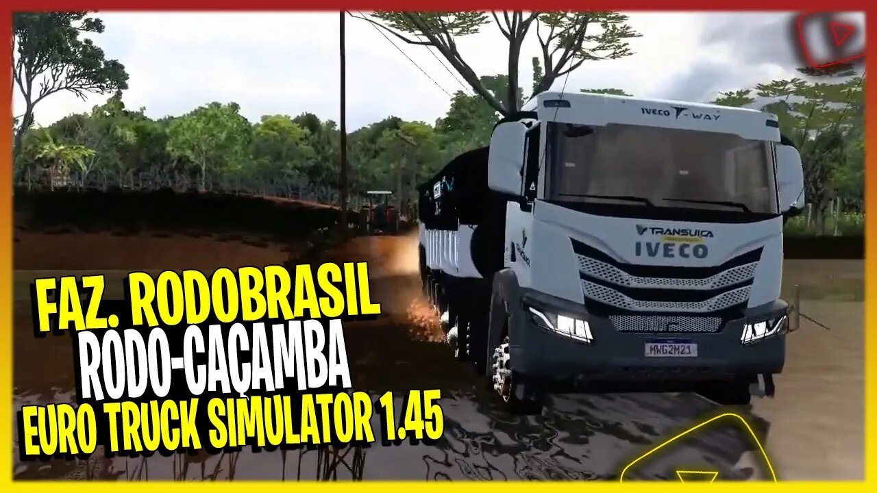 ▶️FAZENDA RODOBRASIL CARREGANDO A RODO-CAÇAMBA MAPA ELDORADO PRO 1.45