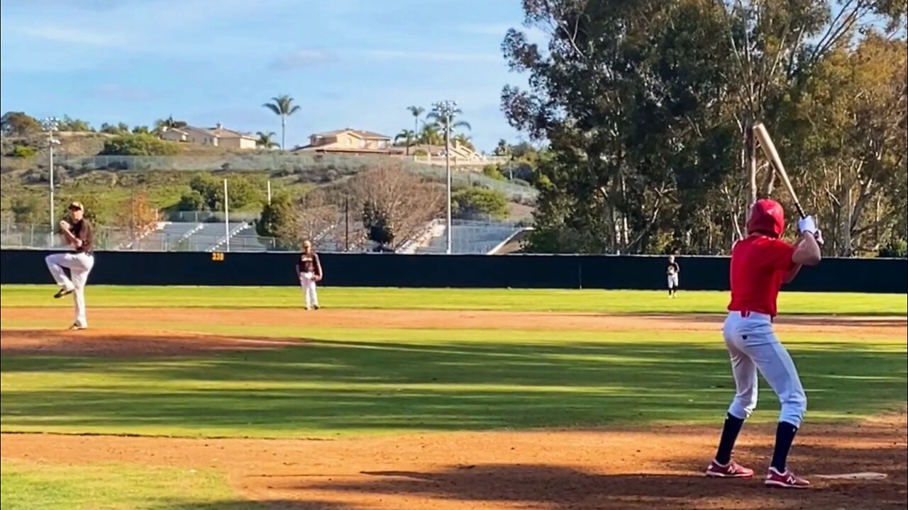 Charlie Orman 2025 ⚾️ Pitching - EC Varsity vs. Christian - Jan ‘22