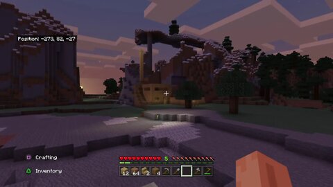 Minecraft:Snowy Peaks Part 9-Inhouse Tree Farm