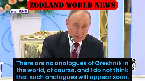 ► 🇺🇸⚔️🇷🇺❗️⚡️ Putin on ORESHNIK: "Not a WMD."