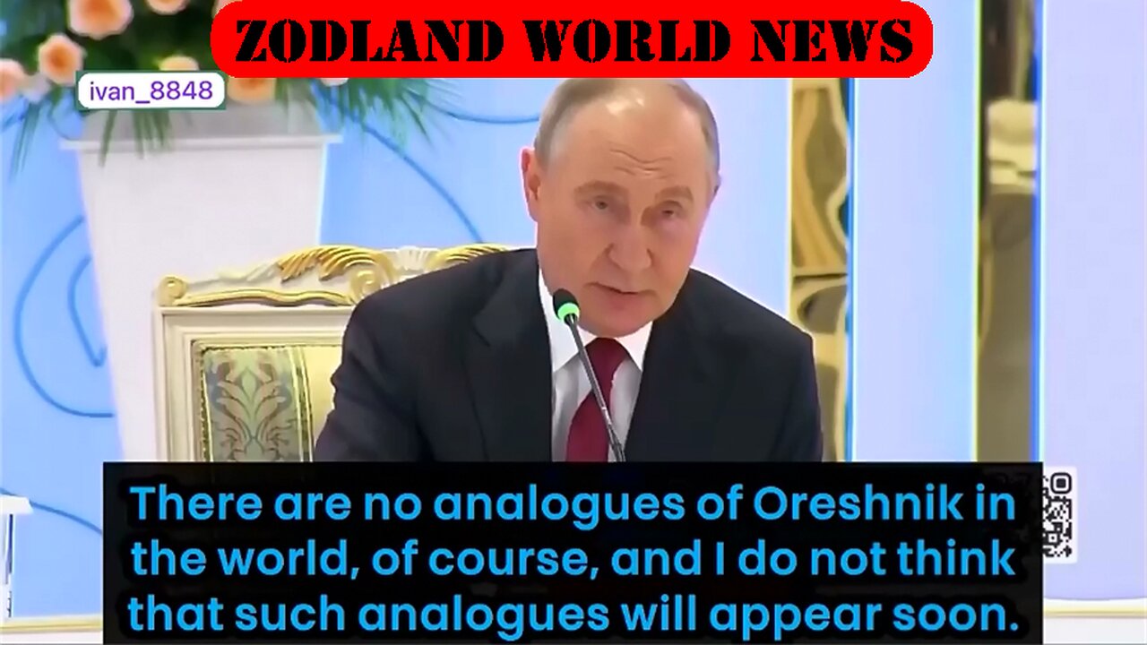 ► 🇺🇸⚔️🇷🇺❗️⚡️ Putin on ORESHNIK: "Not a WMD."