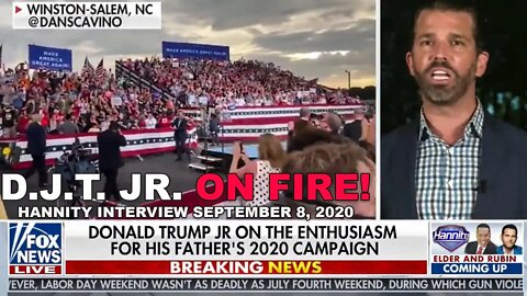 Donald Trump Jr. On Fire! Hannity Interview 9 8 2020