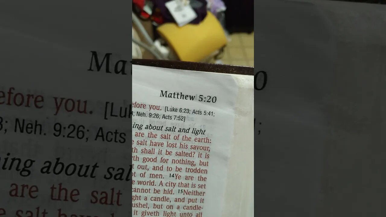 Matthew 5:1-16 KJV