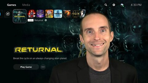 Returnal on PlayStation 5 with streamer tips, sobriety talks, and daily inspiration!