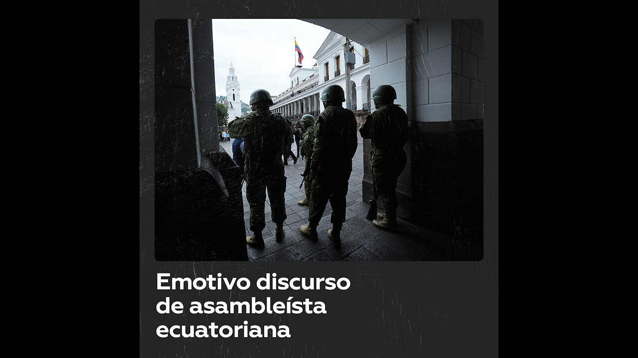 Emotivo discurso de asambleísta ecuatoriana sobre las víctimas colaterales de la delincuencia