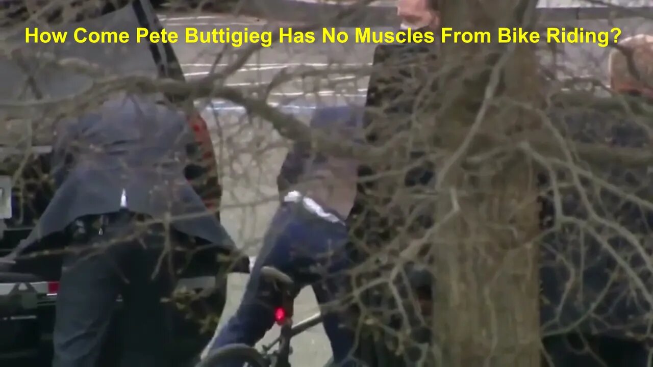 Pete Buttigieg's So Called Bike Ride To Work!!!