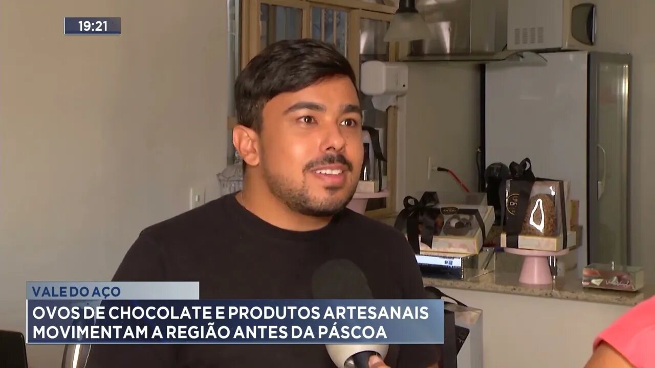 Vale do Aço: Ovos de chocolate e produtos artesanais movimentam a região antes da páscoa