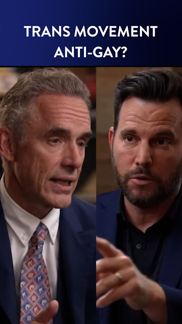 Jordan Peterson: Is the Trans Movement Anti-Gay? #Shorts | DM CLIPS | RUBIN REPORT
