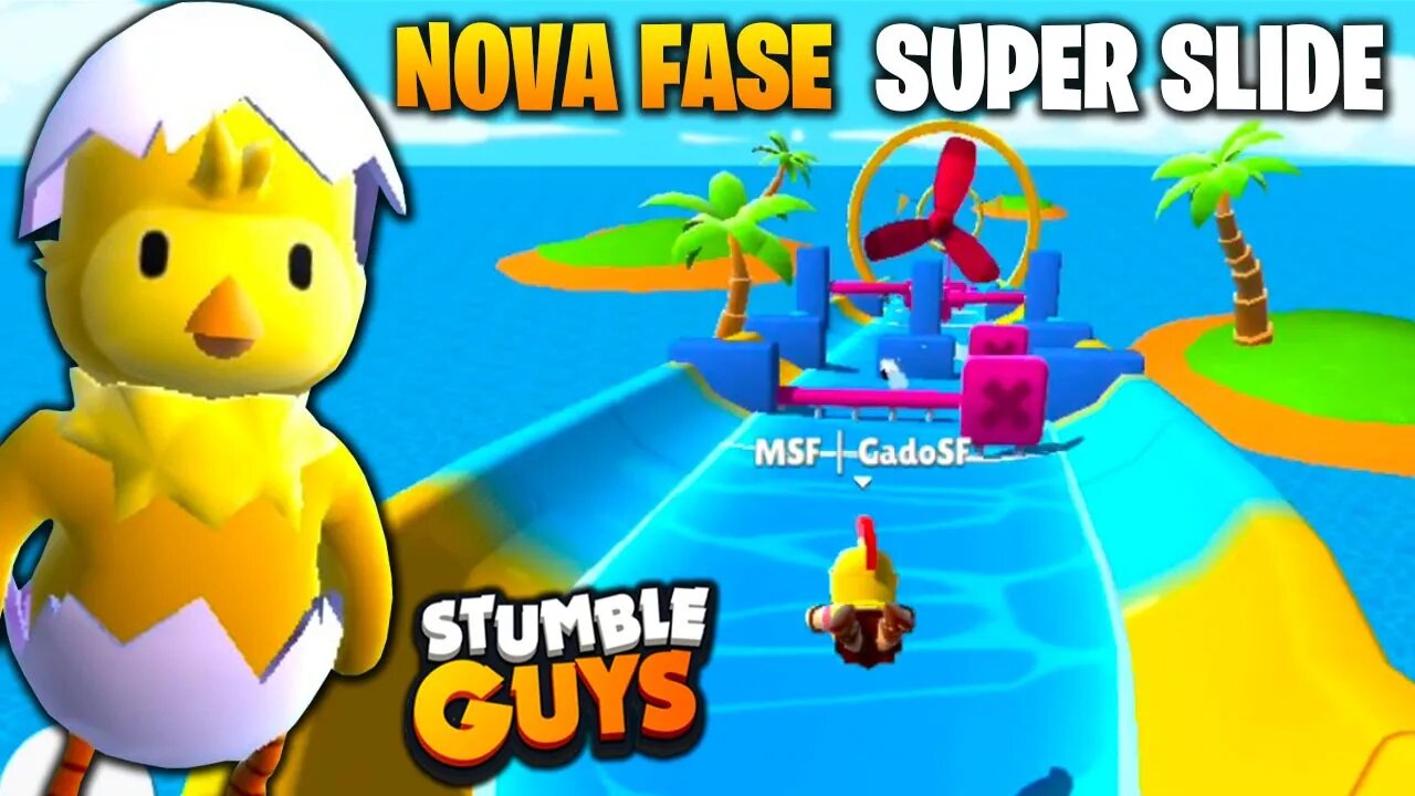 Atualização com a Fase do Toboágua no Stumble Guys