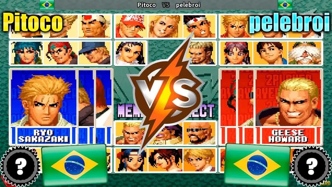 The King of Fighters '96: The Anniversary Edition (Pitoco Vs. pelebroi) [Brazil Vs. Brazil]