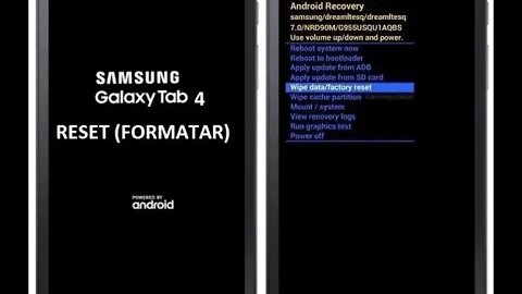 Como resetar ( Formatar) o Samsung Galaxy TAB 4 !!!!