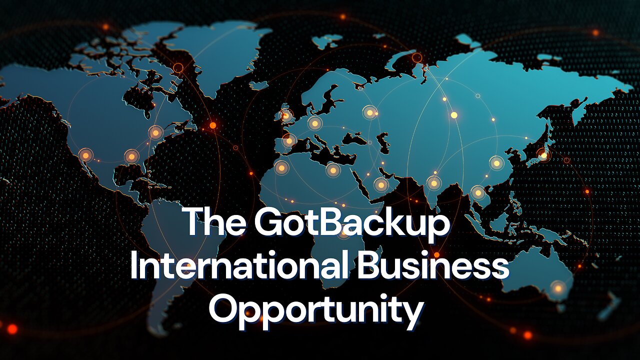 The GotBackup International Business Opportunity #gotbackreview, #networkmarketing