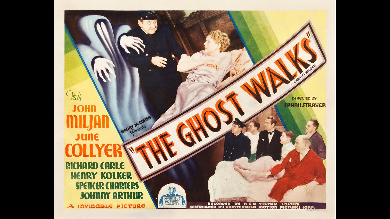 The Ghost Walks (1934) | American horror-mystery film directed by Frank R. Strayer